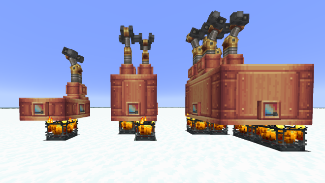 Self-Sufficient Steam Engine - CreateMod